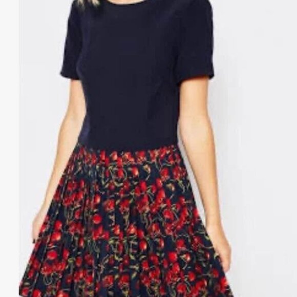 Ted Baker Cherry pattern dress - Picture 1 of 4